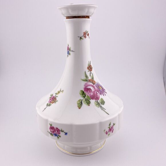 Vtg Haviland Limoges France Porcelain Chantilly 8.5 inches tall Bottle Decanter - Picture 4 of 9